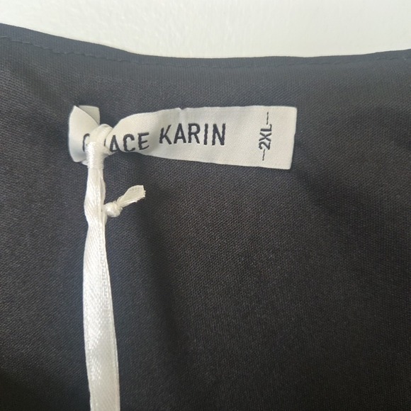 Grace Karin Mini Sequin Top Cap Sleeve Color Change Womens Size 2XL NWT Holiday - Picture 2 of 2